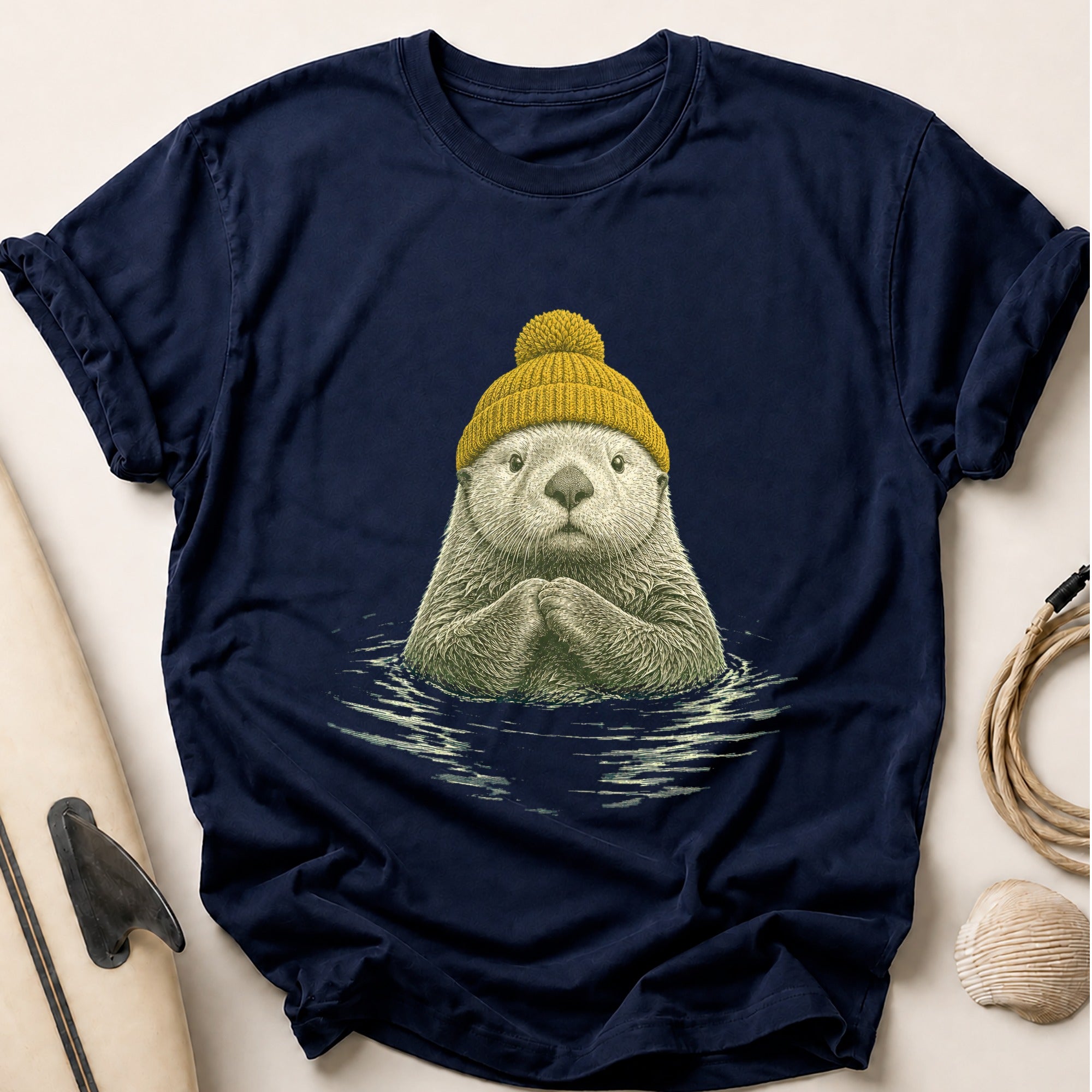 Sea Otter Tee - Navy