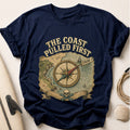The Coast Pulled First Tee - Navy