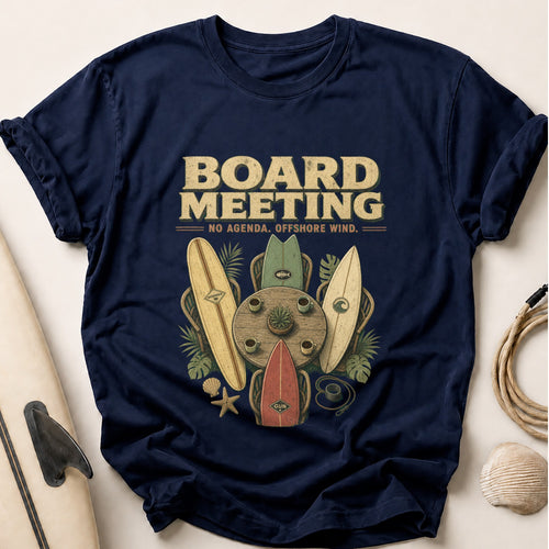 Board Meeting Tee - Navy