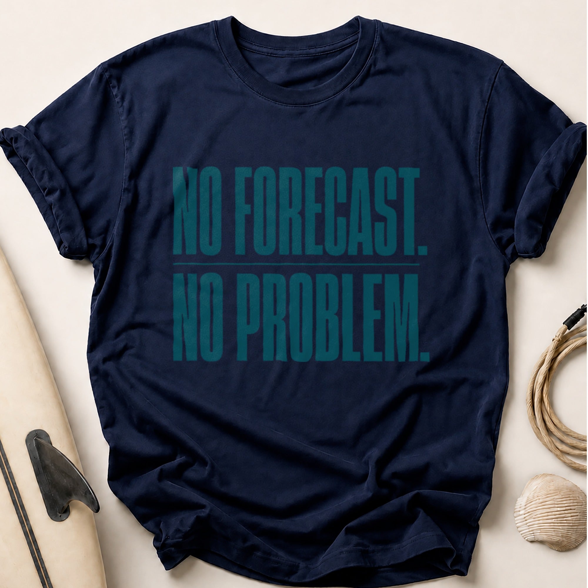 No Forecast. No Problem Tee - Navy