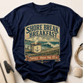 Shore Break Breakfast Tee - Navy