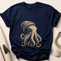 Beanie Octopus Tee - Navy