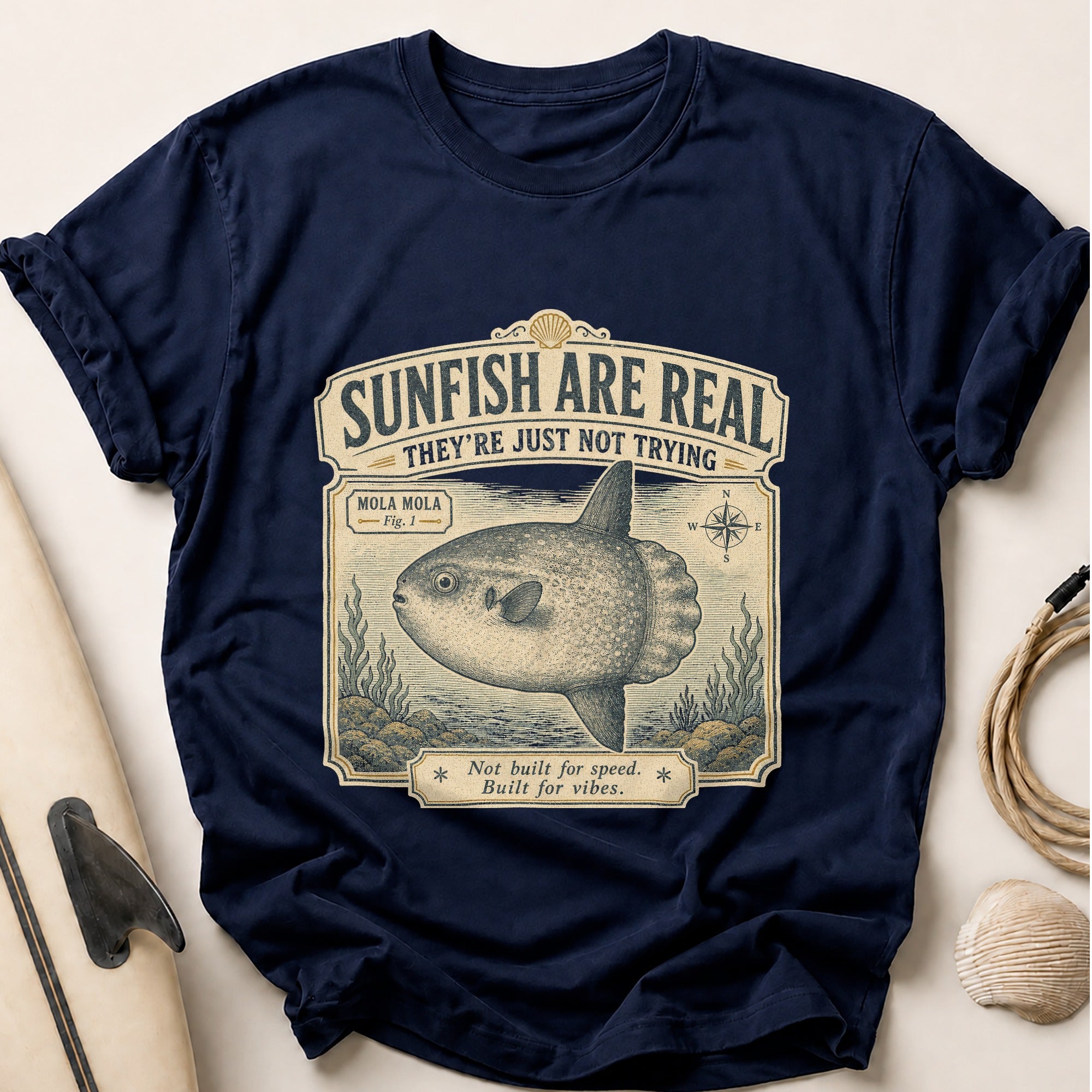 Built For Vibes Tee - Navy