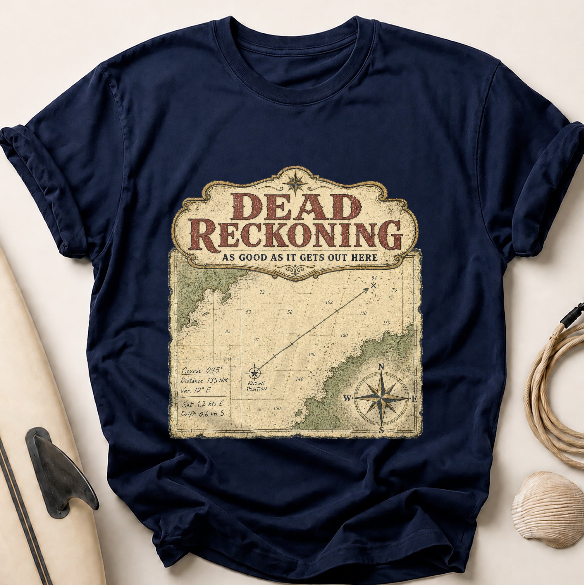 Dead Reckoning Tee - Navy