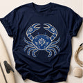 Folkweave Crab Tee - Navy