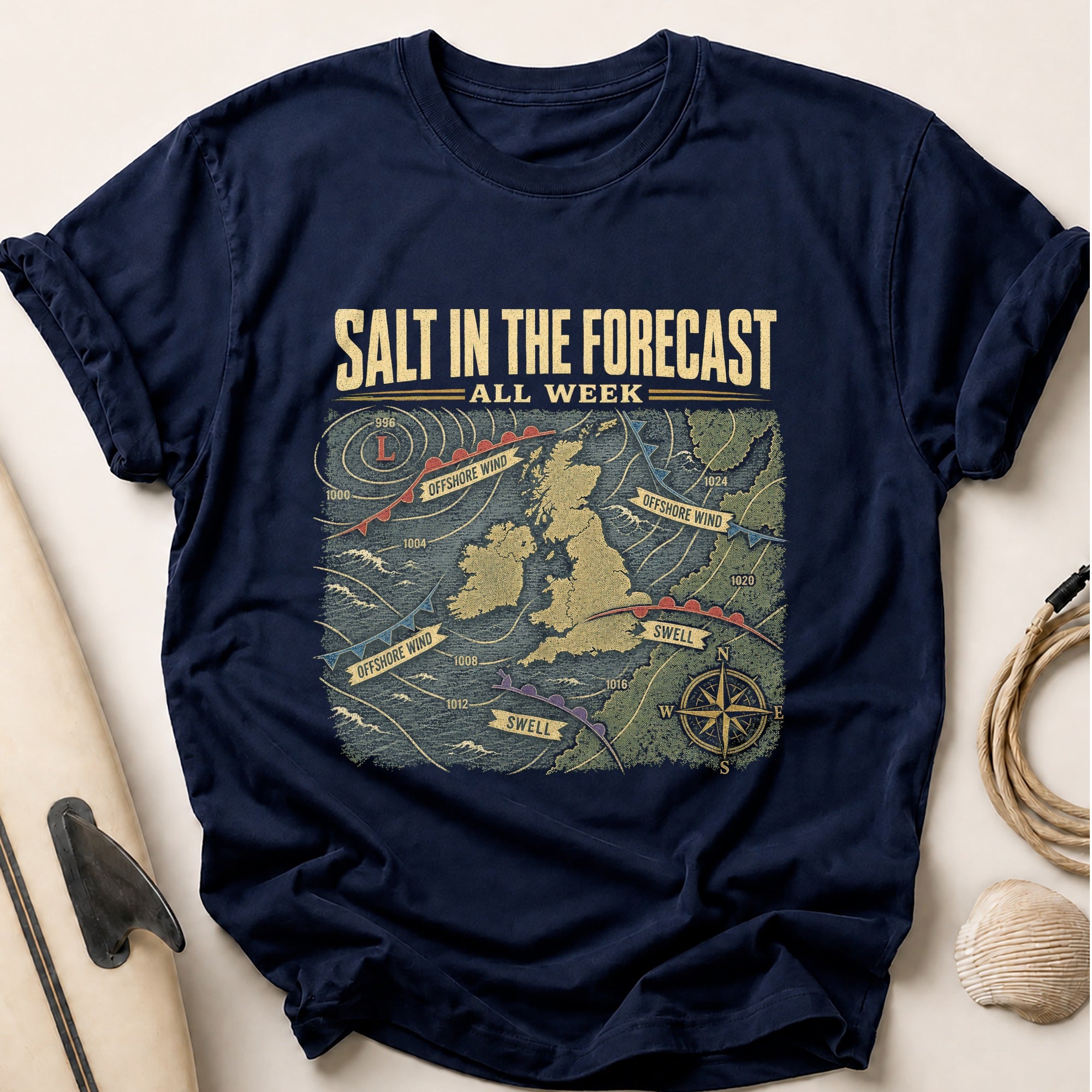 Forecast All Week Tee - Navy