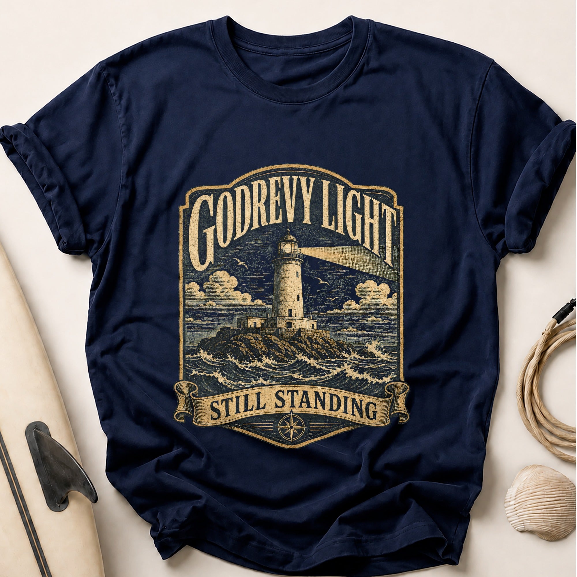Godrevy Light Tee - Navy