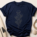 Jellyfish Bloom Tee - Navy