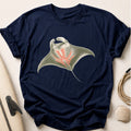 Manta Gliding Tee - Navy