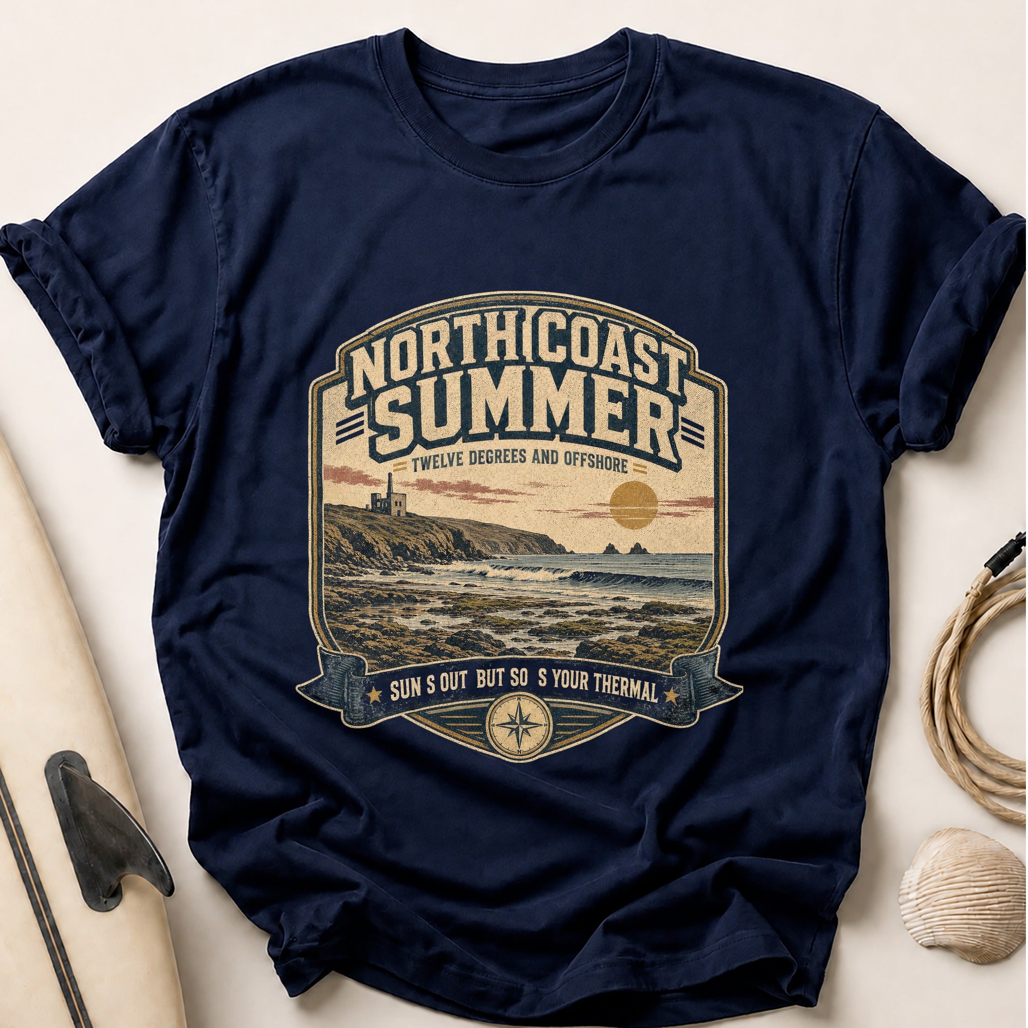 Northcoast Summer Tee - Navy