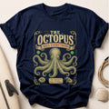 Octopus Sees Everything Tee - Navy