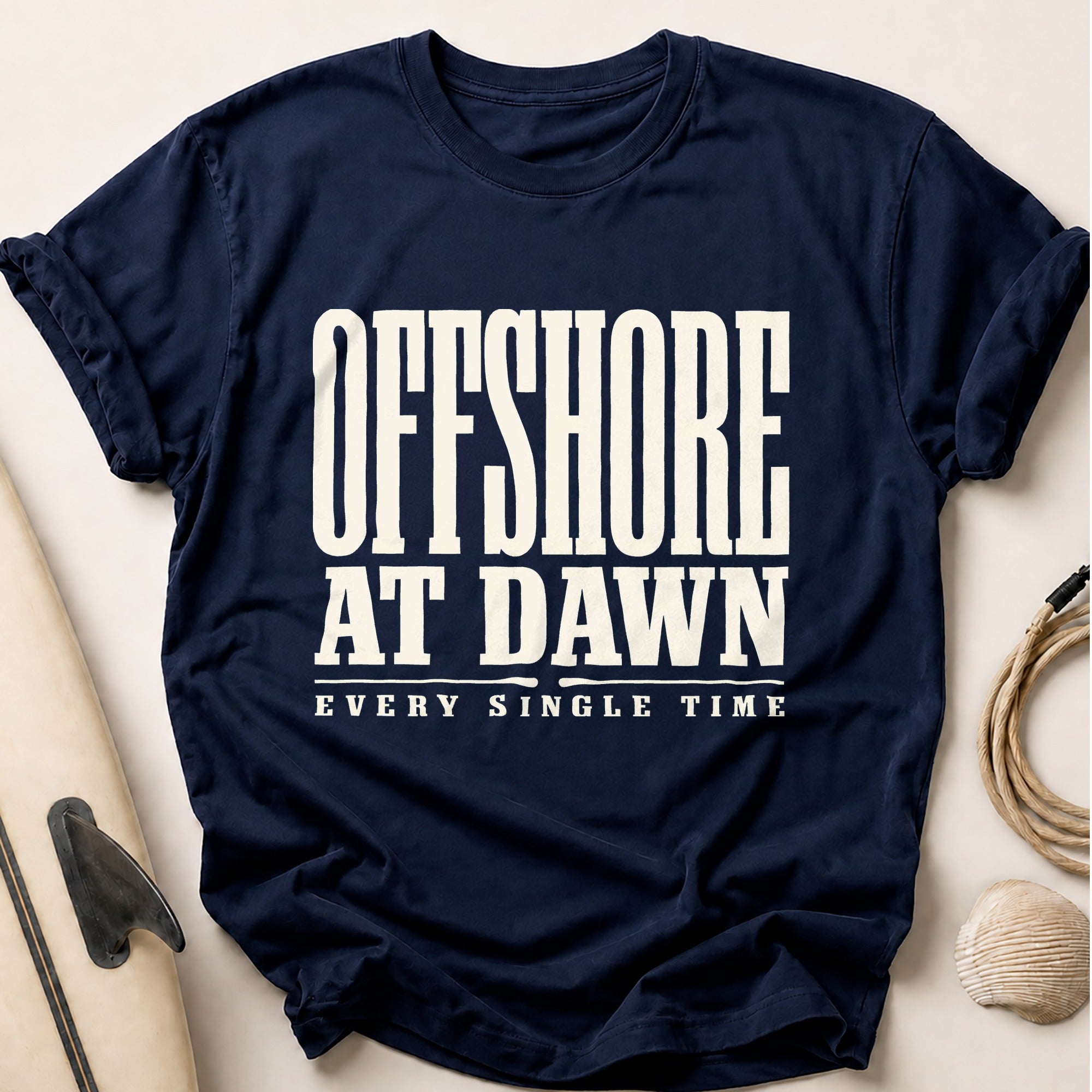 Offshore At Dawn Tee - Navy