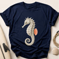 Seahorse Tee - Navy