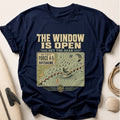 The Window Is Open Tee - Navy