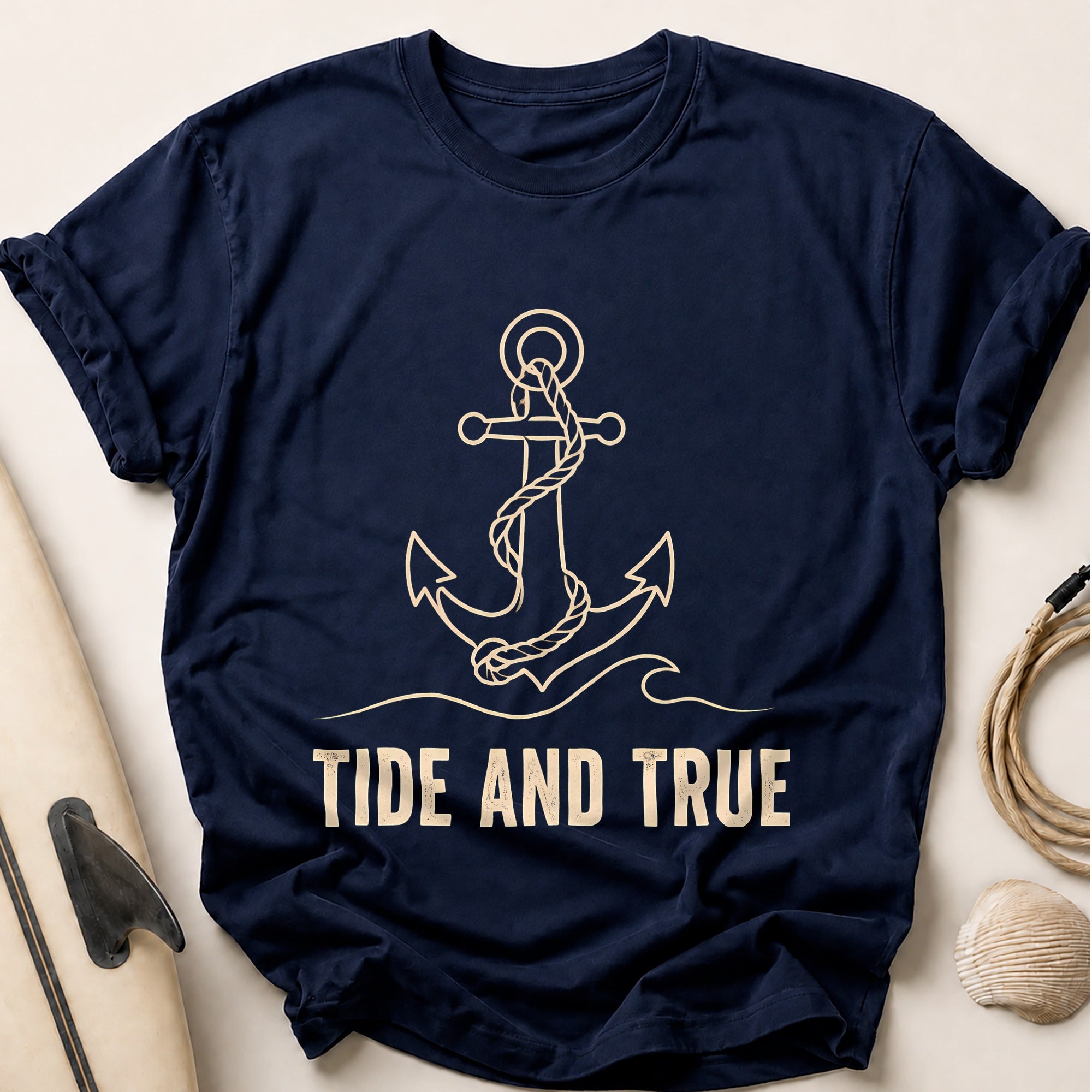 Tide And True Tee - Navy