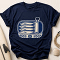 Tinned Sardines Tee - Navy