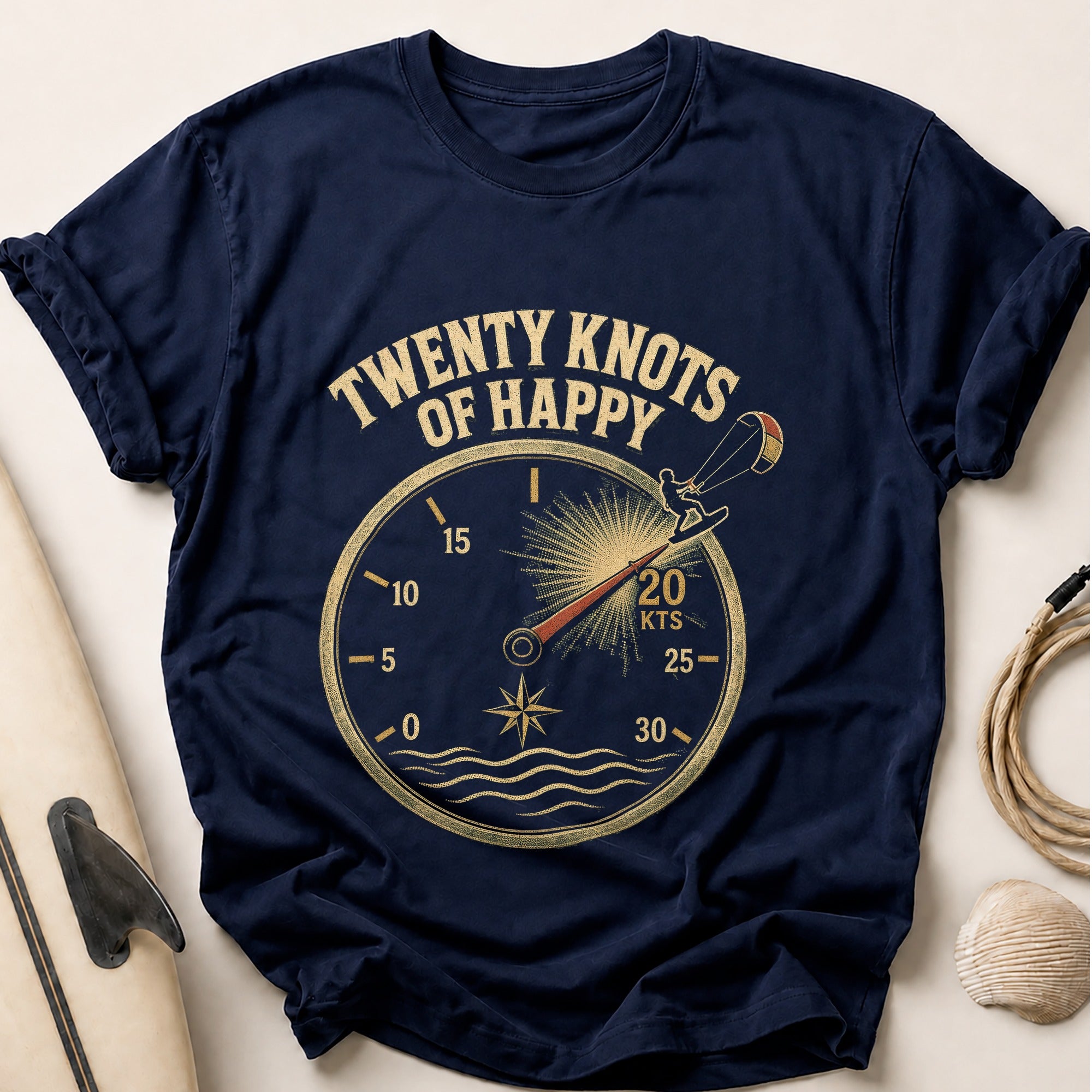 Twenty Knots Happy Tee - Navy
