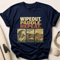 Wipeout Paddle Repeat Tee - Navy