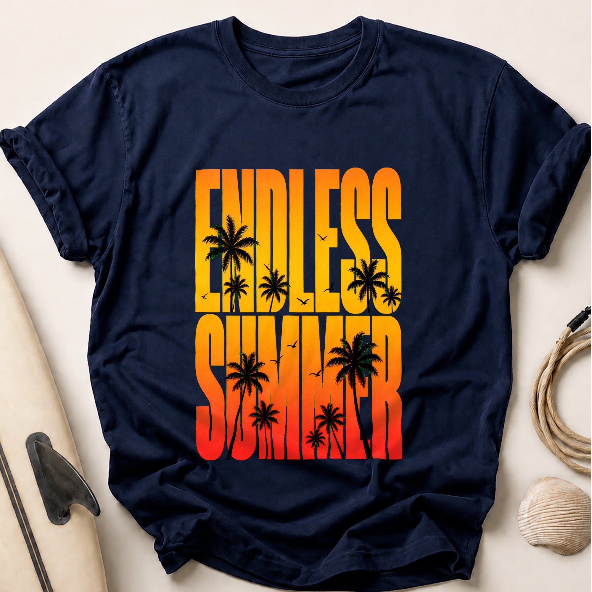 Mindless Swag Tropical Summer Funny Tee - Navy