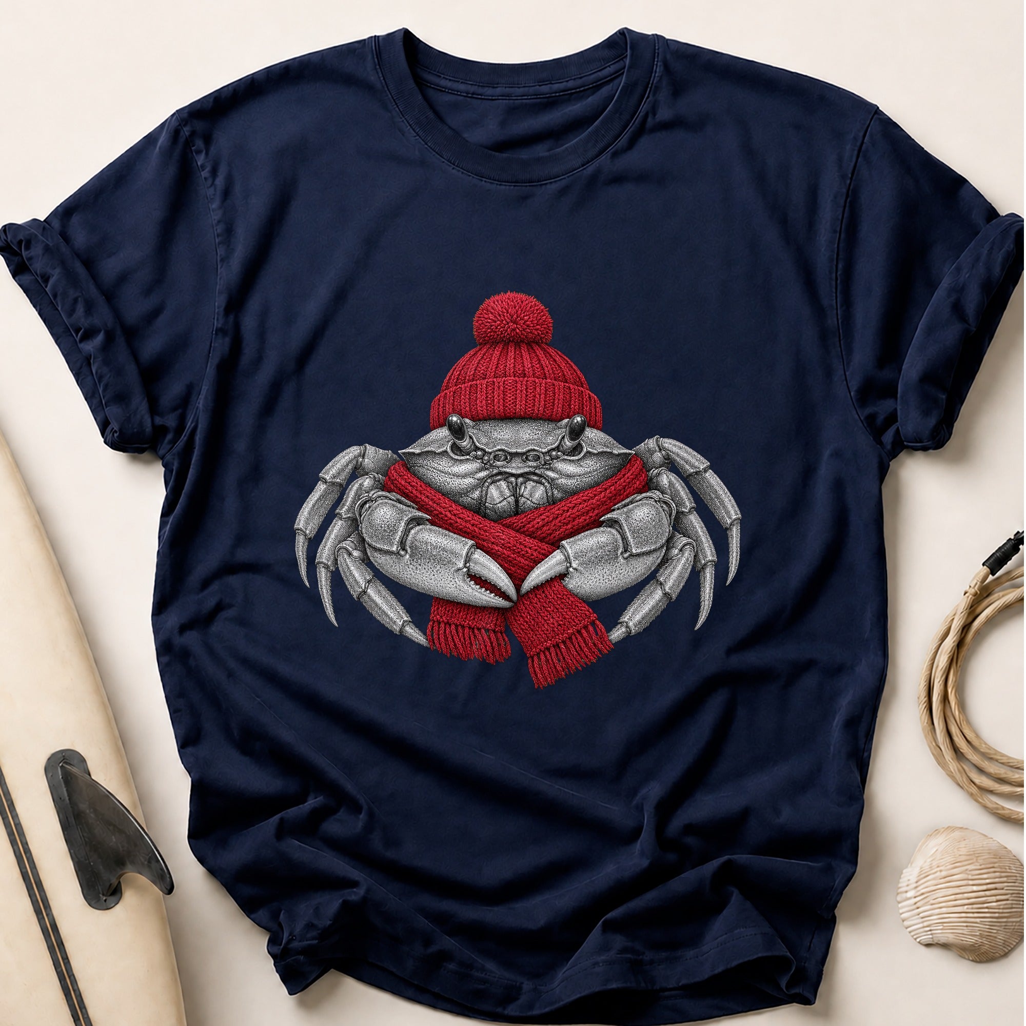 Cold Snap Crab Tee - Navy