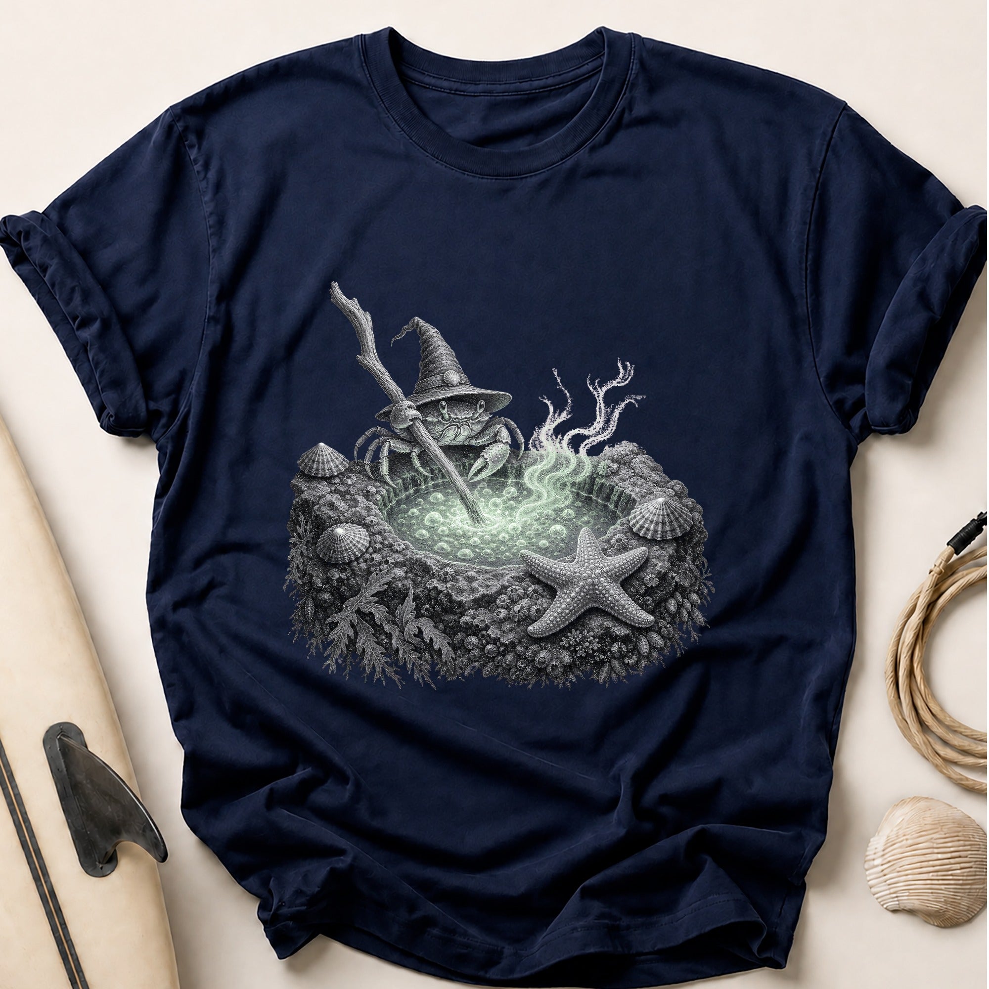 Rockpool Cauldron Tee - Navy