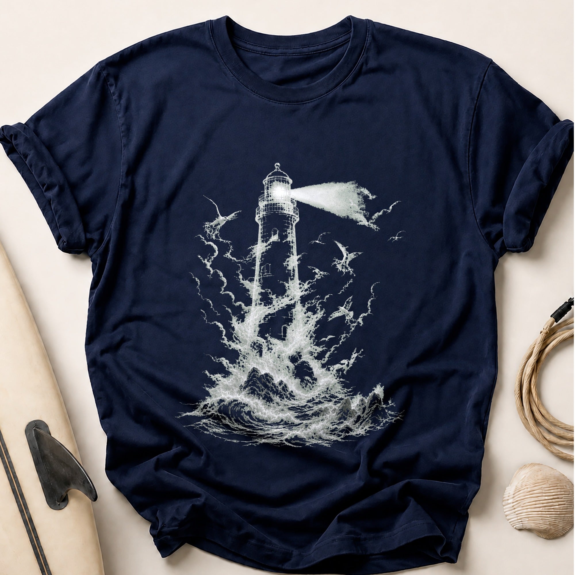 Weathering the Storm Tee - Navy