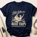 BOAT TRIPS Tee - Navy