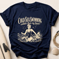 COLD SEA SWIMMING Tee - Navy