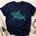 Shark Ocean Sea Life Marine Tee - Navy