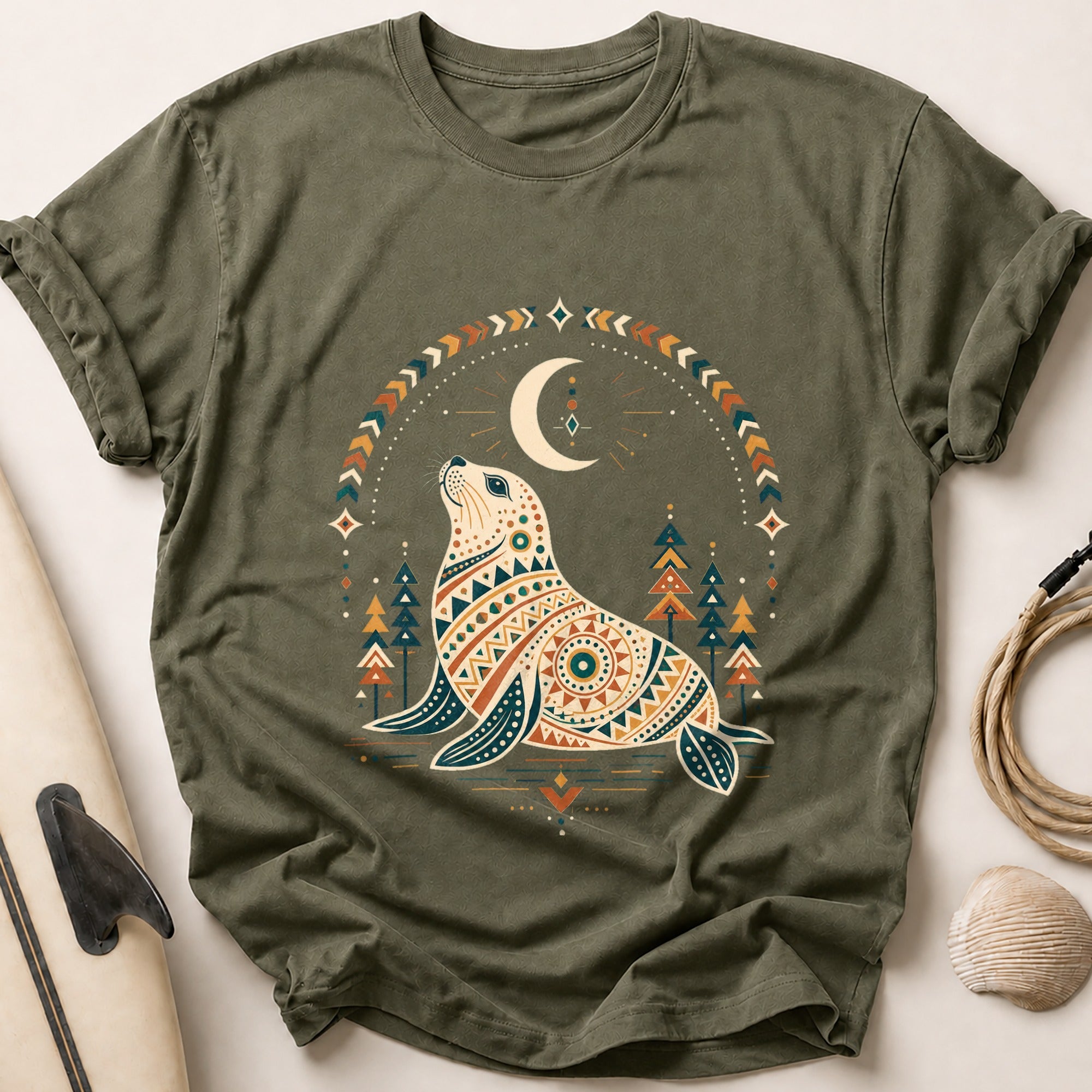 Spirit Seal Tee - Olive