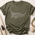 Manta Ray Gliding Tee - Olive
