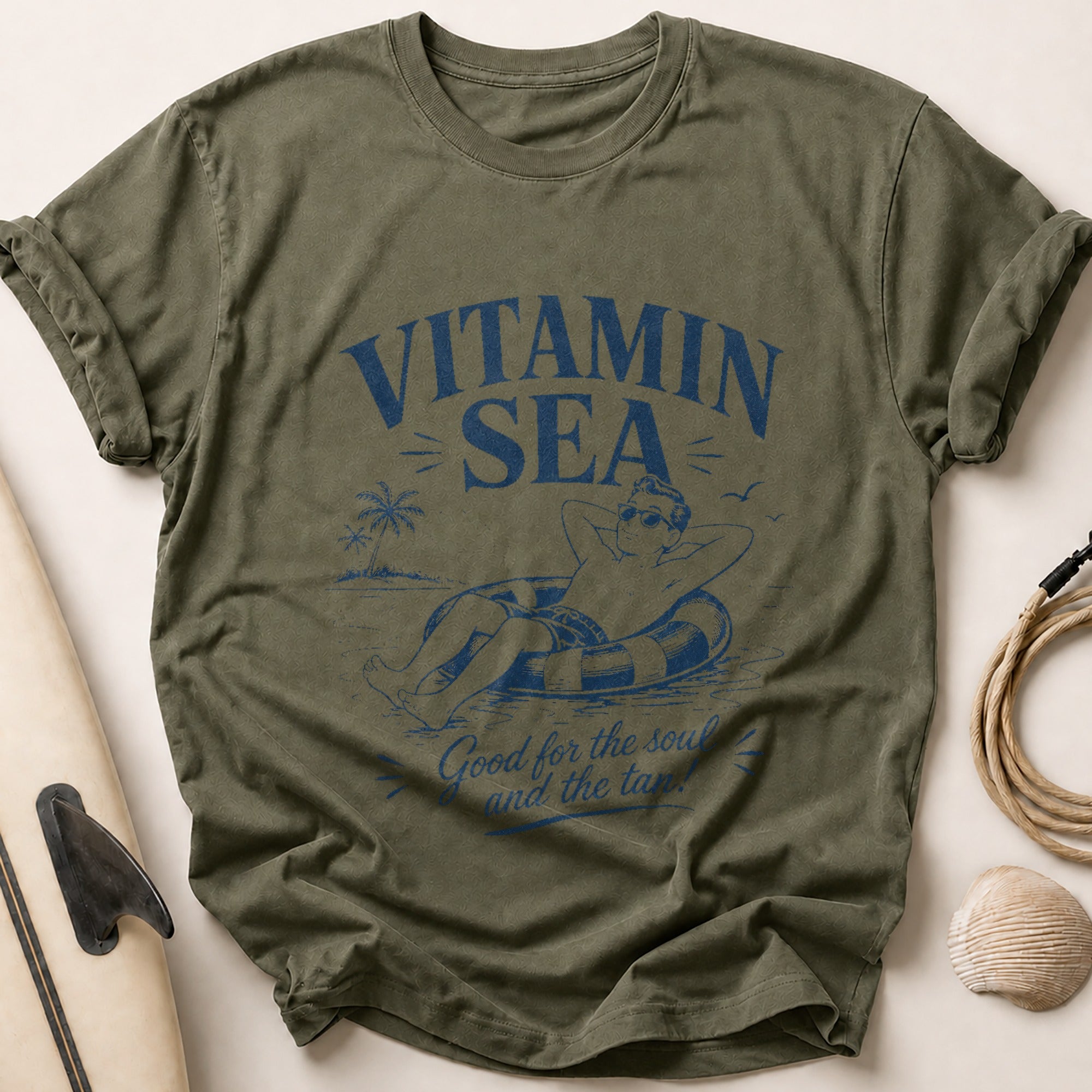 Vitamin Sea Tee - Olive