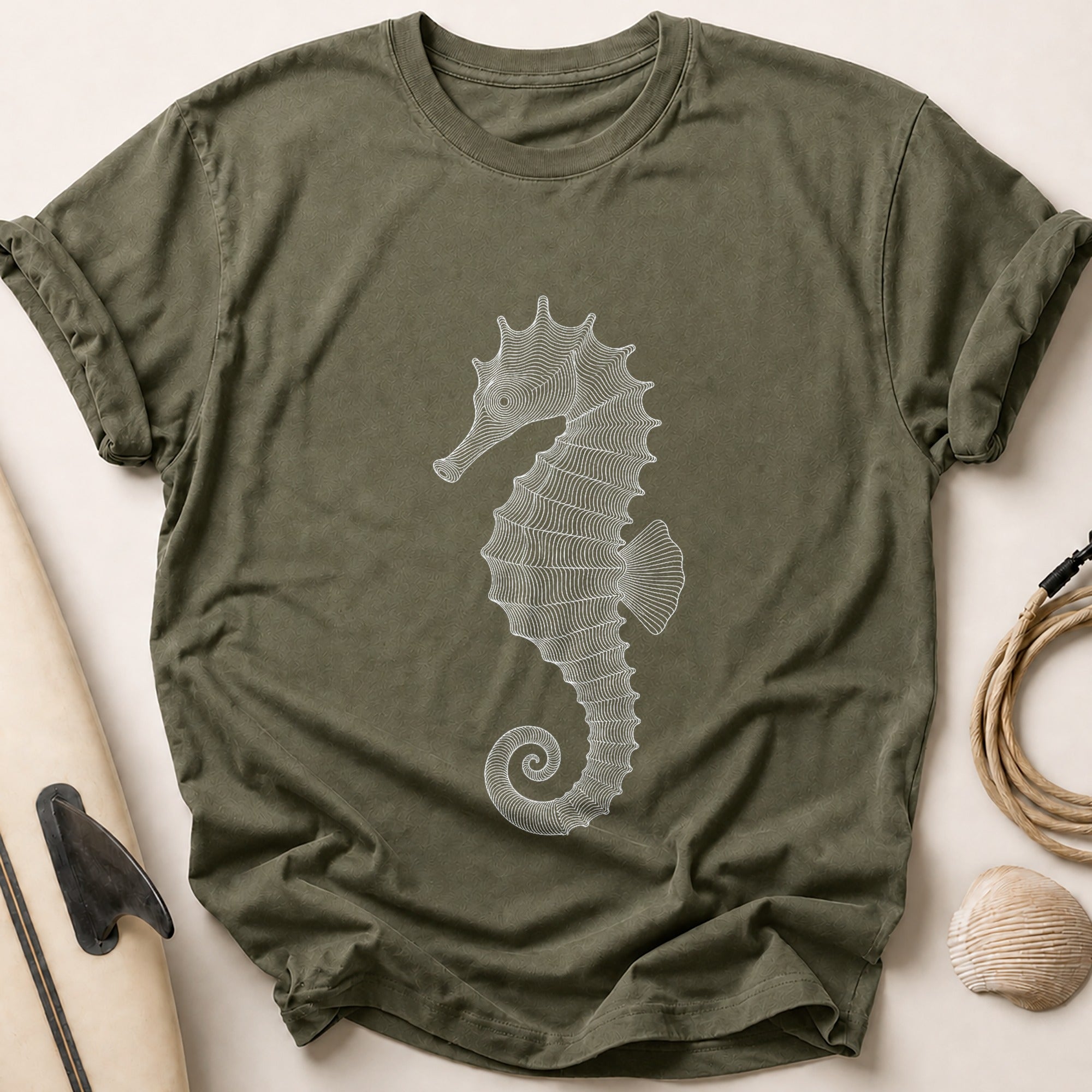 Seahorse III Tee - Olive