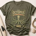 The Octopus Sees Everything Tee - Olive
