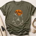 Blood Moon Shark Skull 18 Tee - Olive
