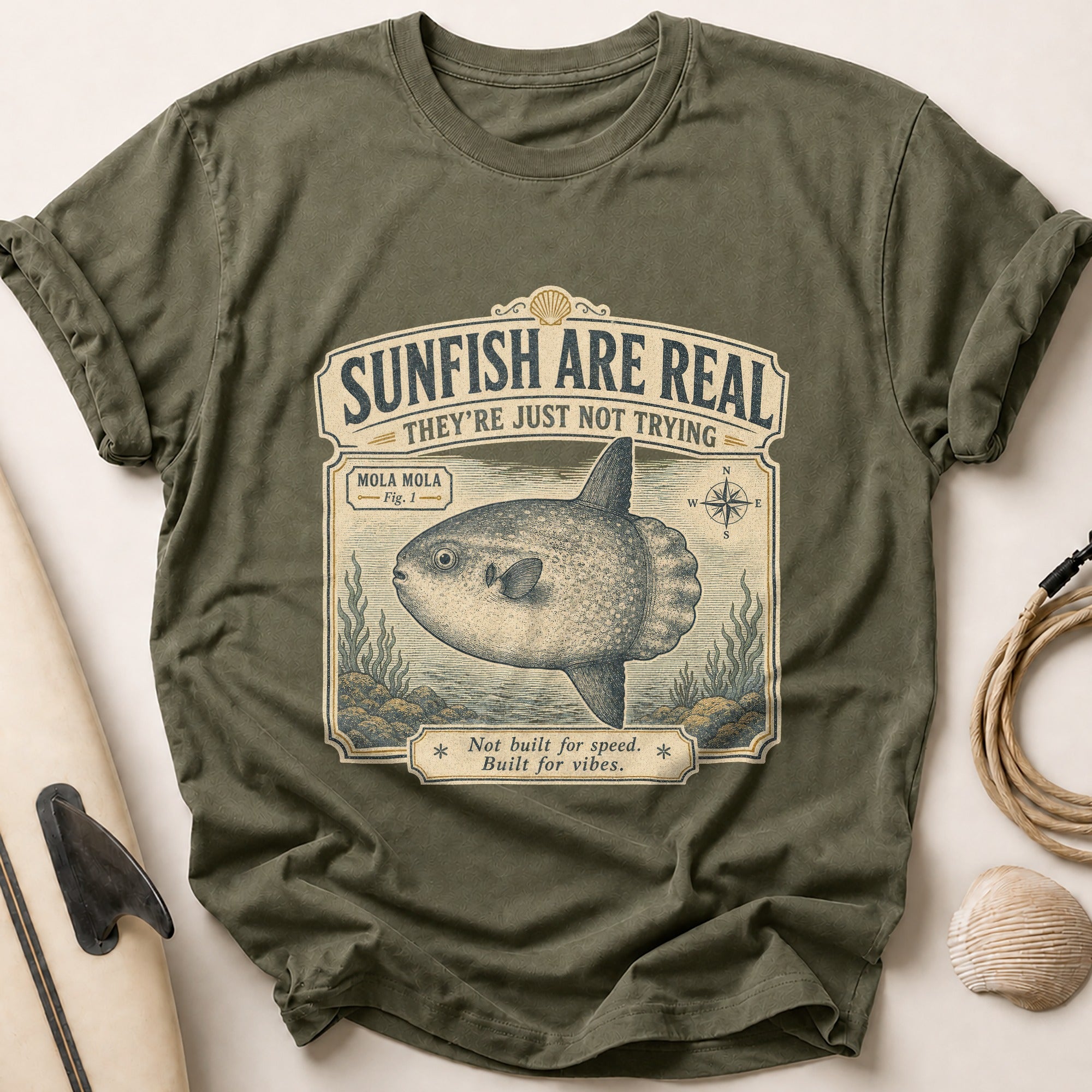 Built For Vibes Tee - Olive