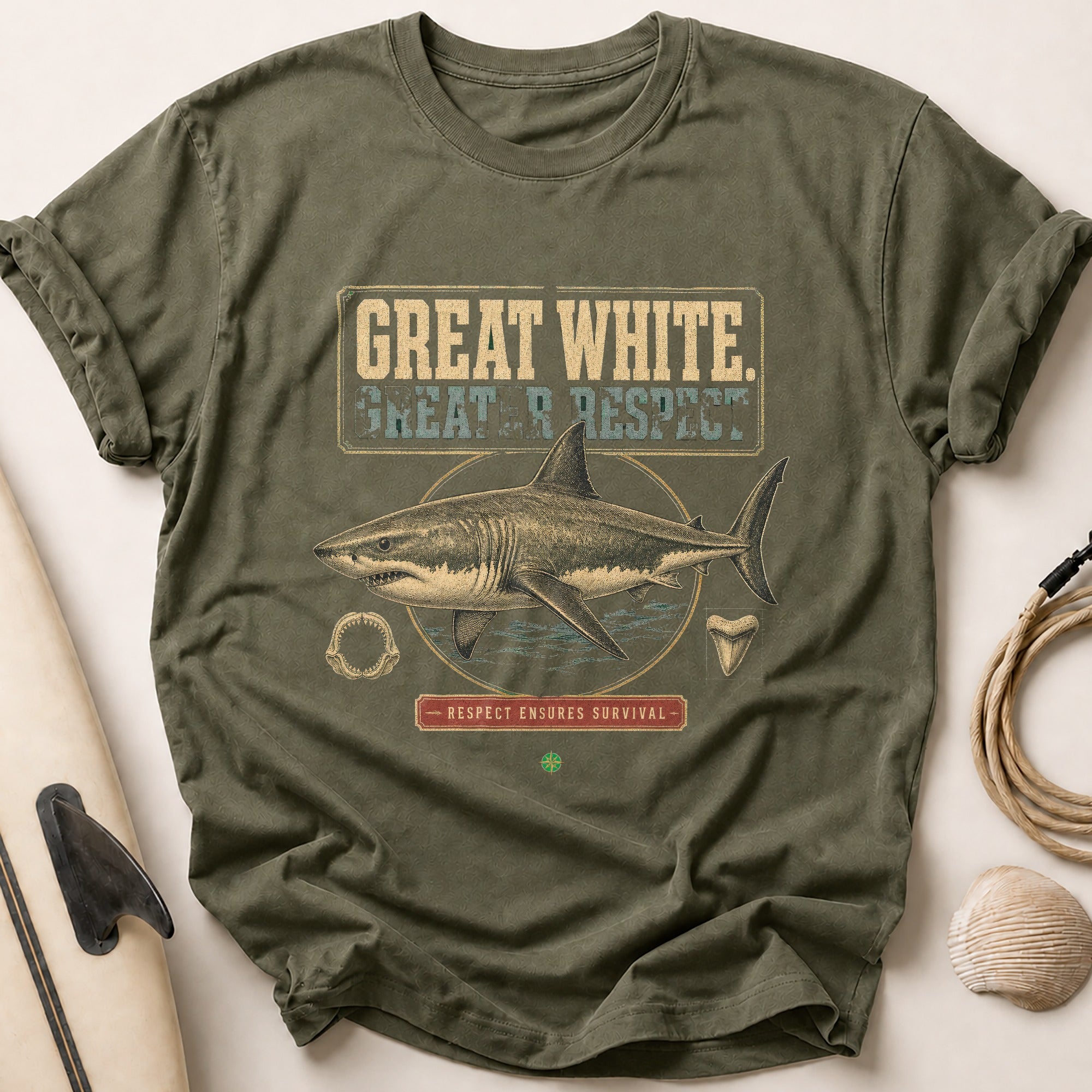 Greater Respect Tee - Olive