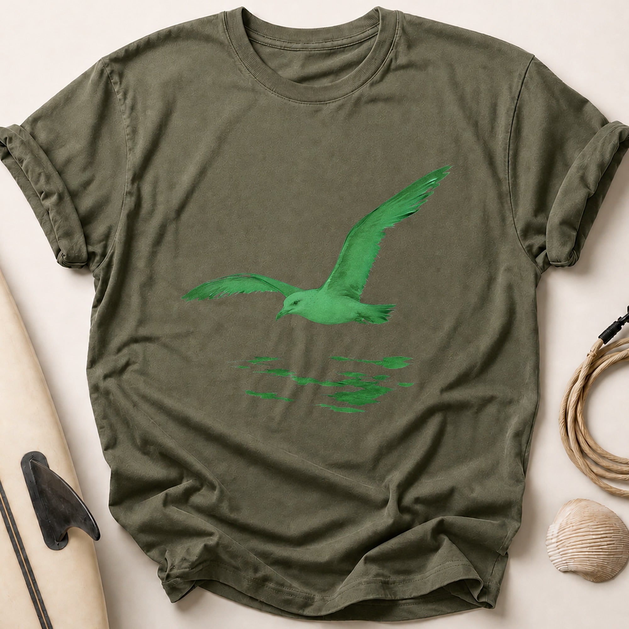 Gull Gliding Tee - Olive