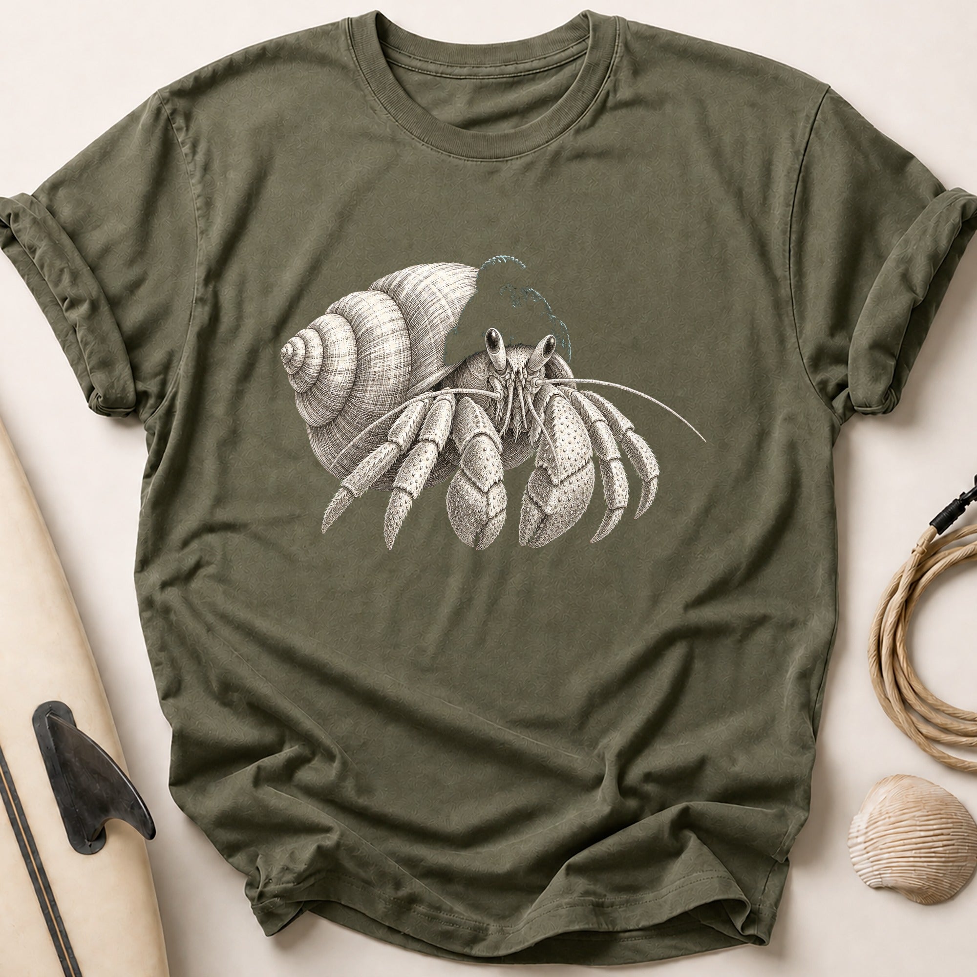Hermit Crab Tee - Olive