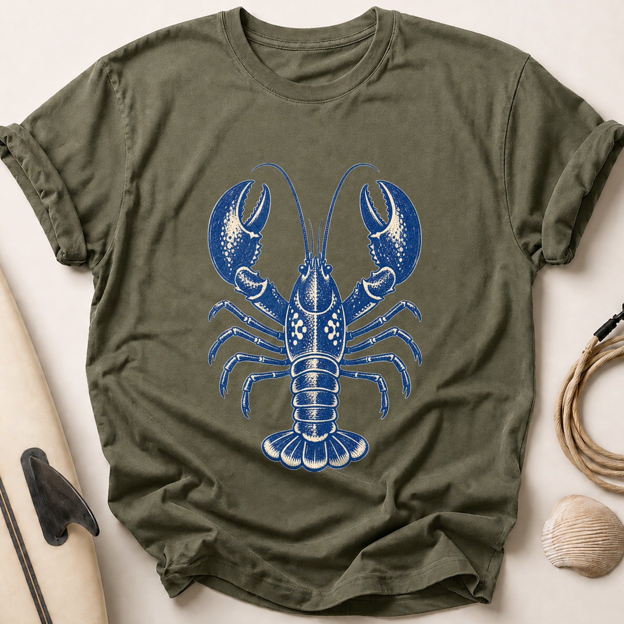 Lobster Tee - Olive