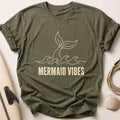 Mermaid Vibes Tee - Olive