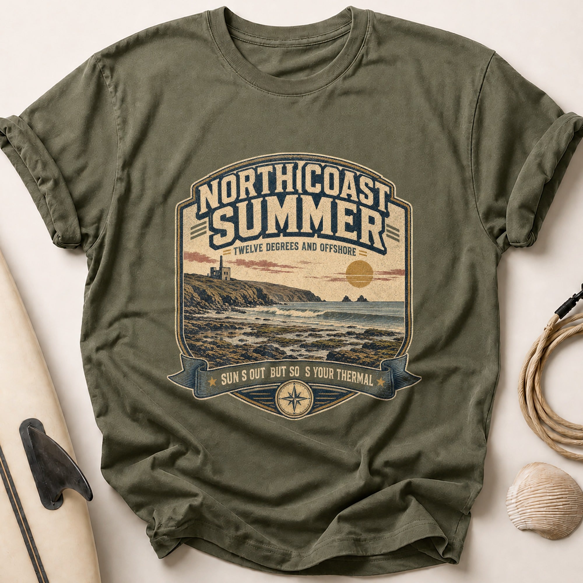 Northcoast Summer Tee - Olive