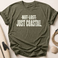 Not Lost Just Coastal Tee - Olive
