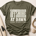 Offshore At Dawn Tee - Olive
