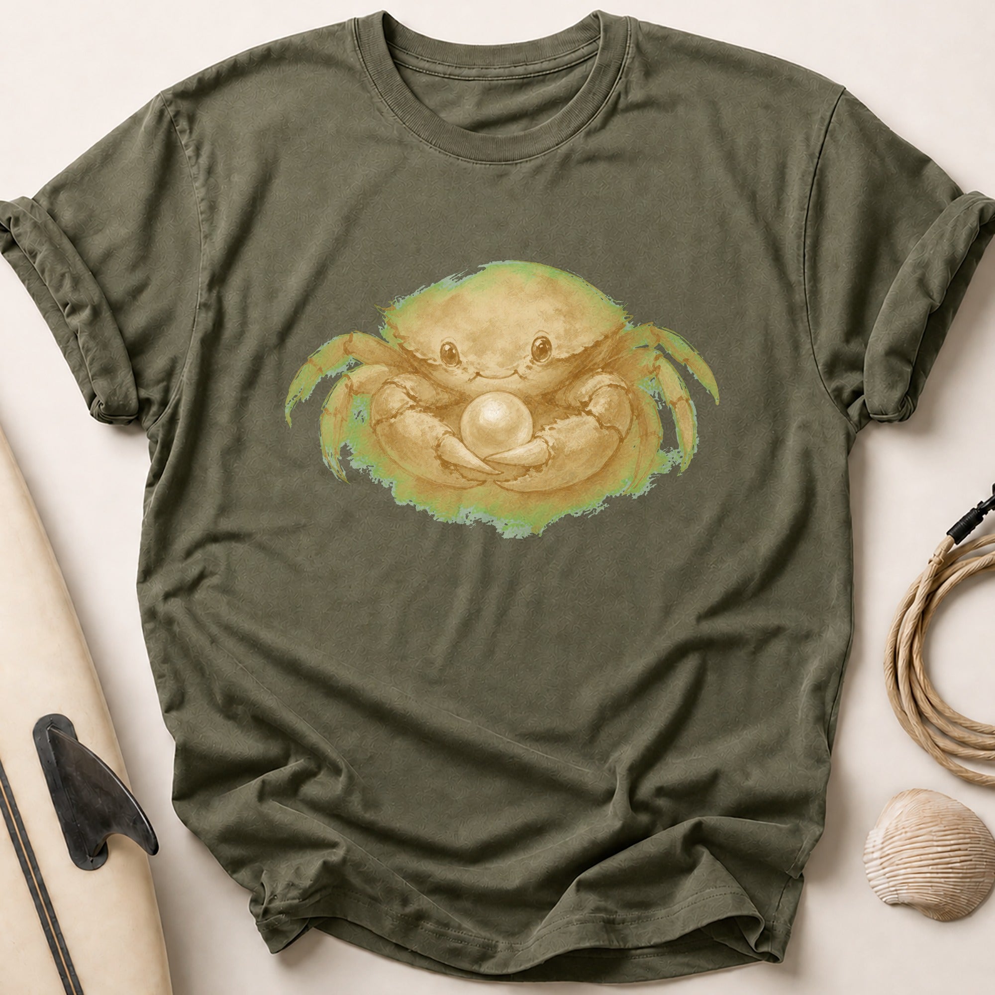 Pearl Keeper Tee - Olive