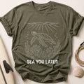 Sea You Later Tee - Olive