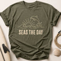 Seas The Day Tee - Olive