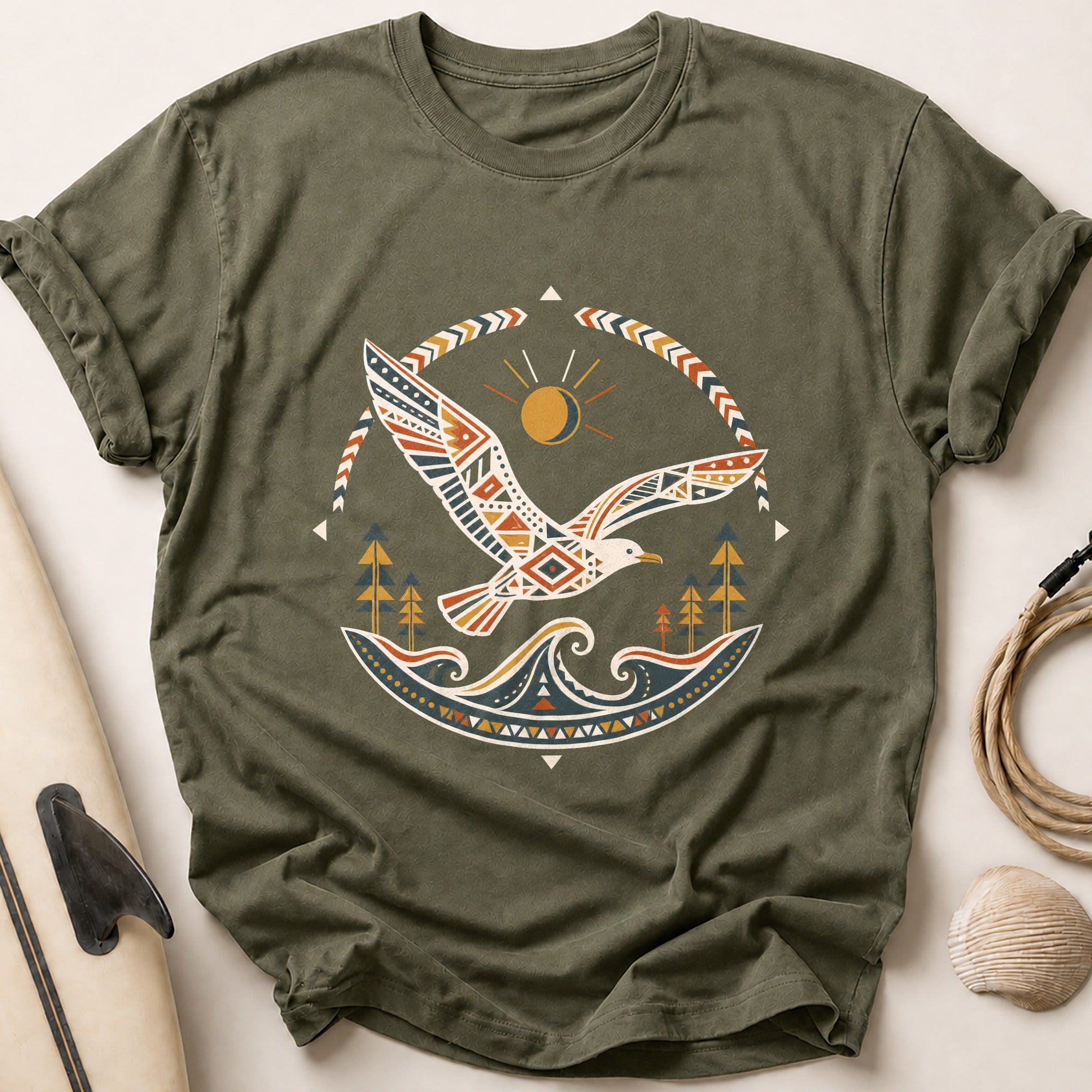 Spirit Gull Tee - Olive