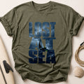 Lost at Sea Sailing Adventure Bootleg Tee - Olive
