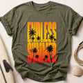 Mindless Swag Tropical Summer Funny Tee - Olive